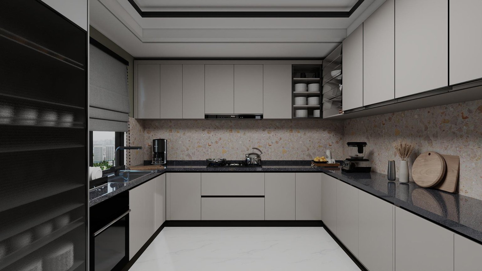 Contemporary U-Shaped Kitchen page 8