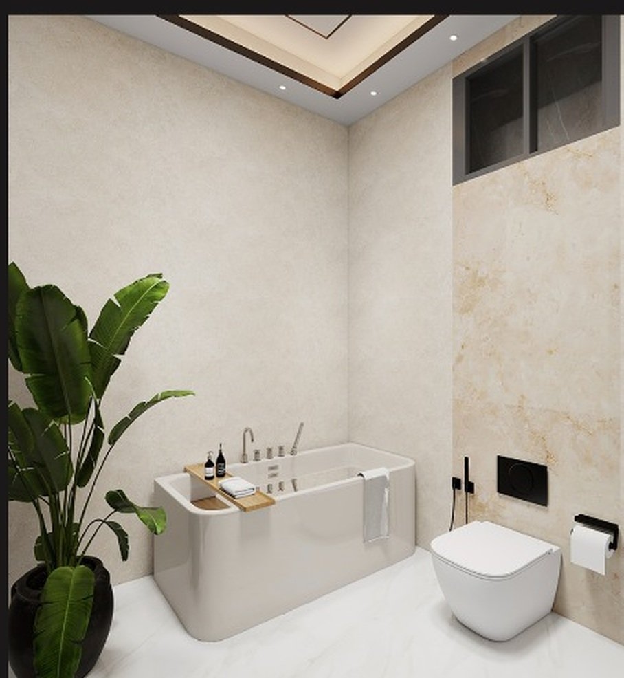 Contemporary Master Bedroom render 5